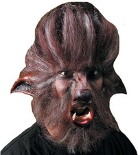 Wolfman Werewolf Wolf Man Animal Brown Halloween Costume Makeup Latex Prosthetic