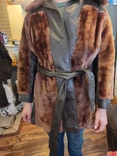 Lloyds vintage fur coat for women medium