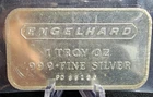 Engelhard Landscape Frosted Reverse Vintage 1 oz Silver .999 Fine Bar SN-PD88126