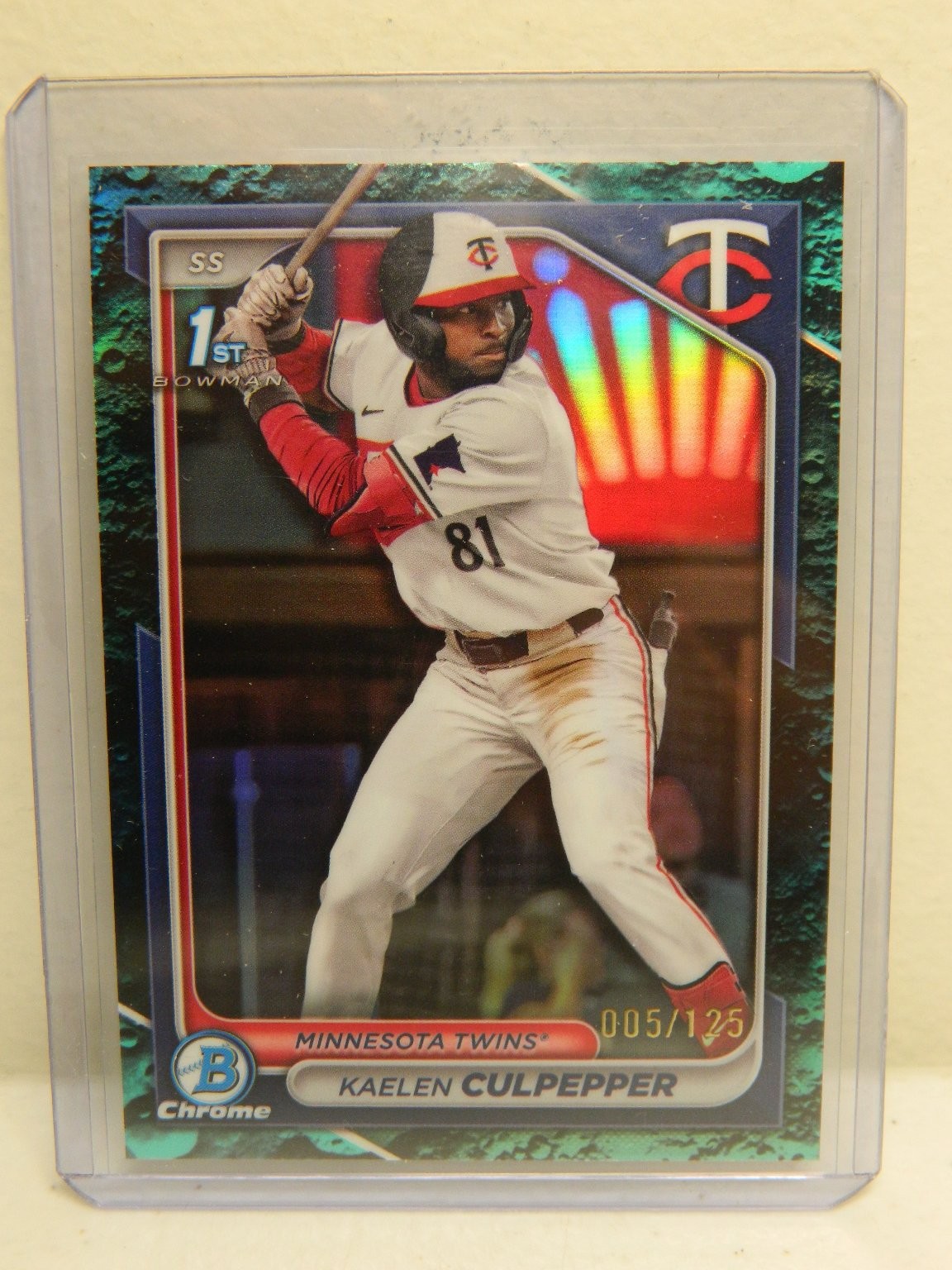 Kaelen Culpepper Minnesota Twins 2024 Bowman Chrome RC #BDC-98 #5/125
