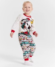 Mickey Mouse Toddler Boy Holiday Long Sleeve Long Leg 2-Piece Set 2T