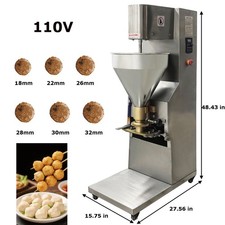 110V Commercial Electric Meatball Maker Making Machine Variable Speed Adjustable