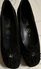 Jenny by ara Damen Pumps Wildleder schwarz Bl...