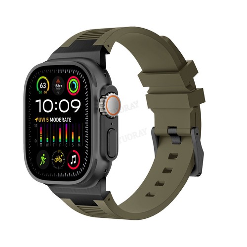 Silicone Sport Band Strap For Apple Watch Ultra3 Series 11 10 9 8 7 6 44/45/49mm - Picture 28 of 79