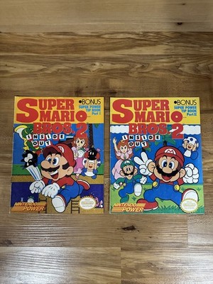 Super Mario Bros 2 - Inside Out - Part 1 &2 Nintendo Player's Guides 1989