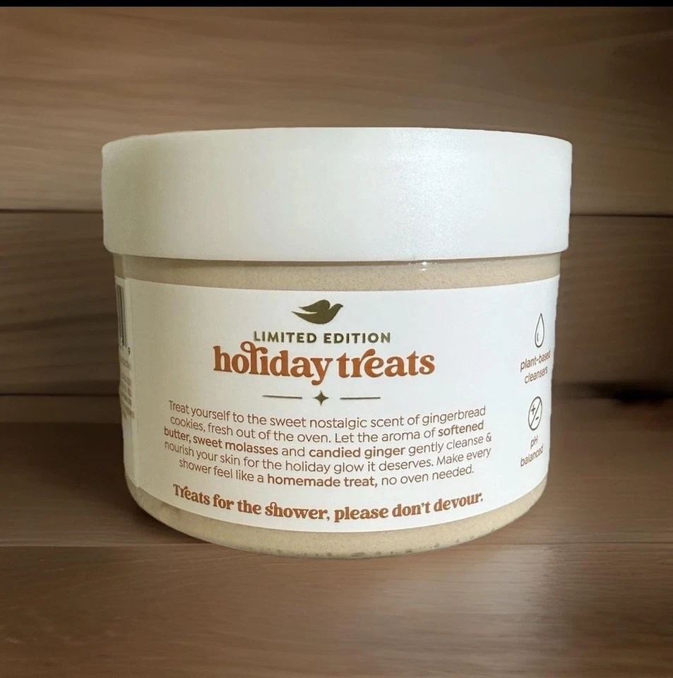 Exfoliante corporal Dove Gingerbread Delight 10,5 OZ edición limitada golosinas navideñas Foto 3 de 3