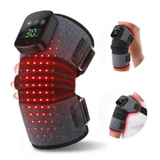 Red Light Therapy Knee Massager with Heat  Vibration, 660nm  850nm Infrared...