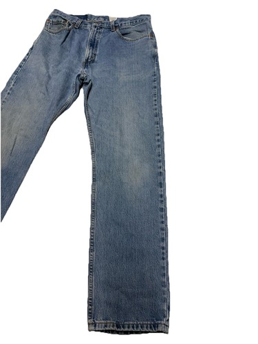 Vintage Levis Jeans Mens 34x32 Blue Denim 505 Straight Regular Made in USA - Picture 3 of 8