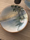 Japanese Nippon tea cup and saucer hand painted sunset landscape S & K Nippon — photo 3