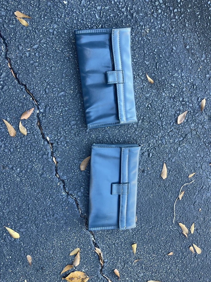 Chevy GMC Truck Suburban Blazer 1981-1991 azul mapa de puerta bolsillo sillín bolsa par Foto 2 de 3