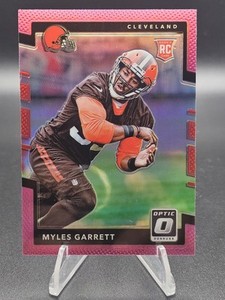 Myles Garrett 2017 Donruss Optic Pink Parallel Prizm Rookie RC SSP #106 BROWNS