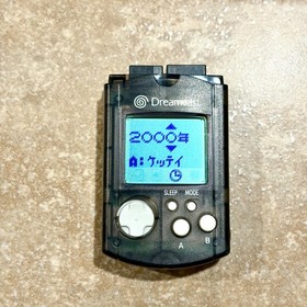 Official Sega Dreamcast VMU Smoke Clear Visual Memory Unit HKT-7000 Tested OEM