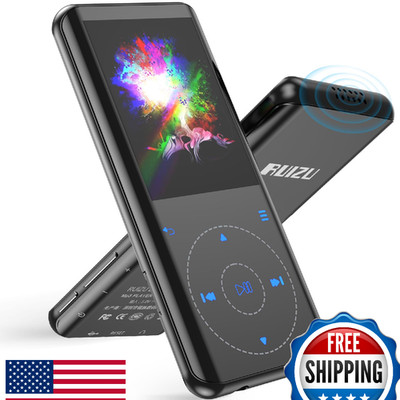RUIZU 64GB MP3 Player Bluetooth 5.3 Speaker 2.4'' Screen HiFi Lossless Audio