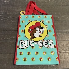 New Limited Edition Buc-ees Bucees Reusable Shopping Tote Bag Beaver Logo