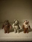 Star Wars Kenner Vintage Last 17 Ewoks, Romba, Lumat, And Paploo