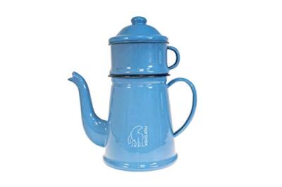 NORDISK Outdoor Camp Hollow Madam Blue Coffee Pot | eBay