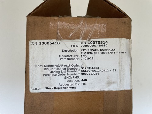 Gilmore 25919 Repair Kit Part 25919 NOV Part 7401923 Rev A, SPM V - 第 5/7 張圖片