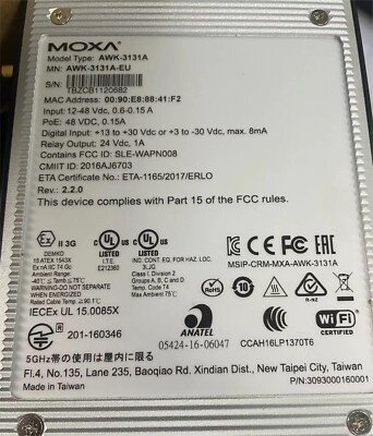 cx/1PC for MOXA   AWK3131-EU   new  AWK3131EU