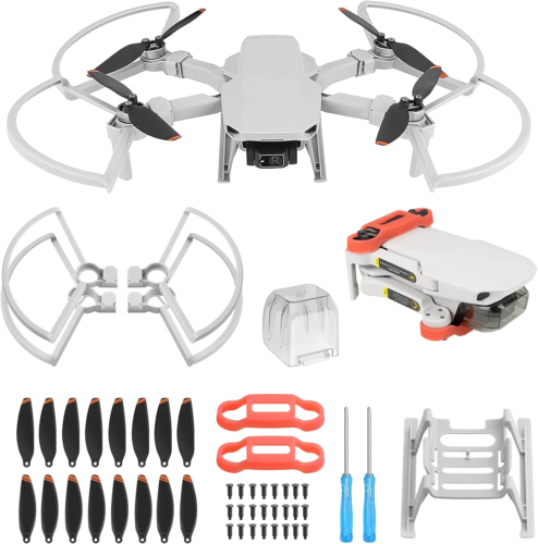 Propeller & Zubehör-Set für DJI Mini 2/SE/4K - 24 Teile, inkl. Propellerschutz - Bild 9 von 11