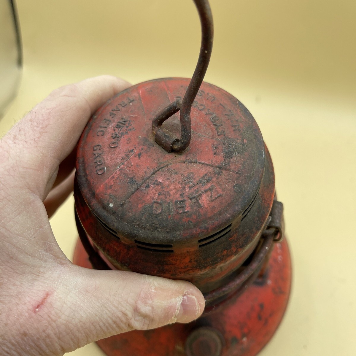 デイツNO40 dietz NO.40 トラフィックガードランタン　ビンテージ Dietz No. 40 Traffic Gard - Vintage 1950's Railway Kerosene