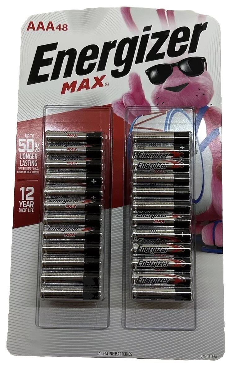 Energizer Max AAA Batteries 48-Count Pack Sealed Exp 2035-image