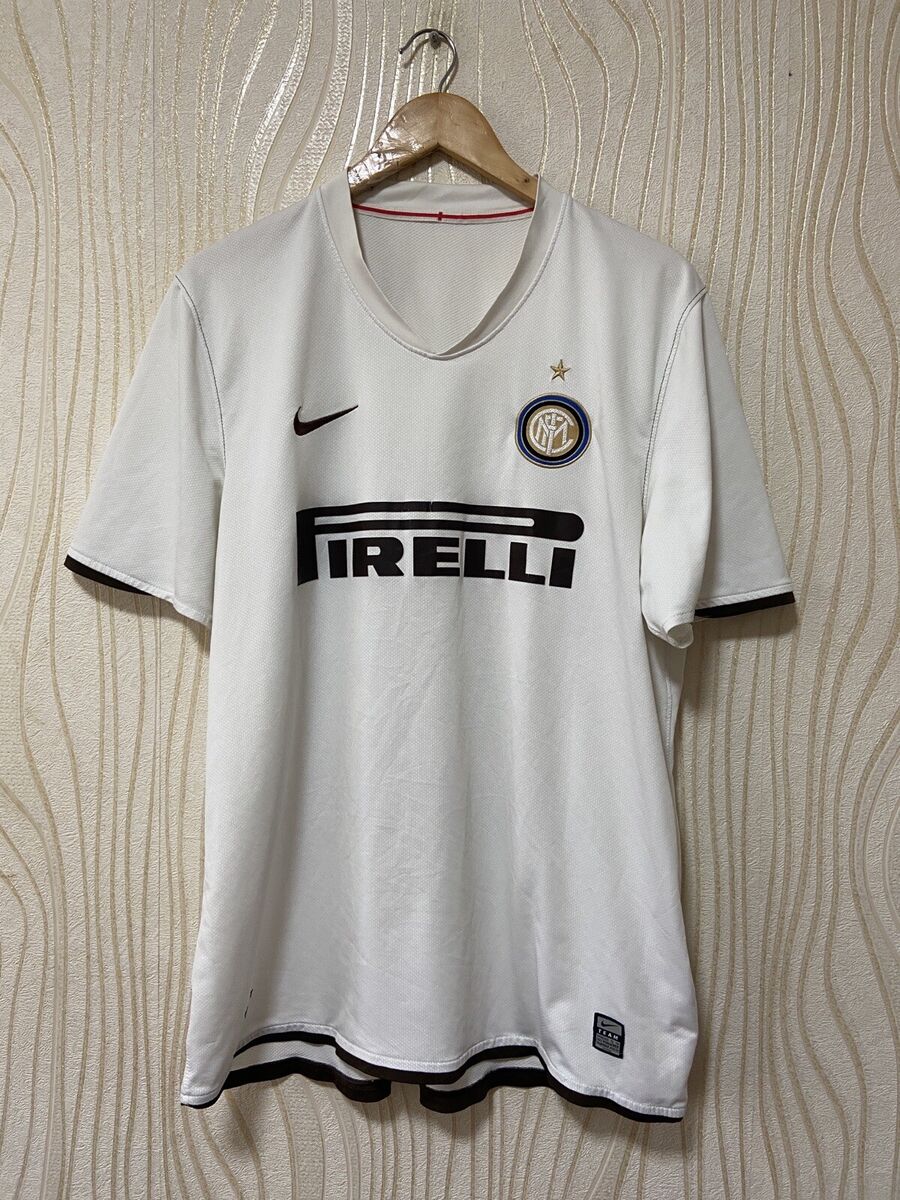 INTER MILAN 2008 2009 AWAY FOOTBALL SHIRT SOCCER JERSEY NIKE INTER MILAN 2008 2009 AWAY FOOTBALL SHIRT SOCCER JERSEY NIKE