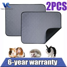 Guinea Pig Fleece Cage Liners Pet Washable Pee Pad Dog Cat Mat Animals Bedding