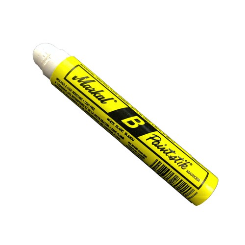 Box of 12 Markal B White Tire Chalk Paint Sticks Crayon Surface Marker Graffiti - Picture 4 of 4