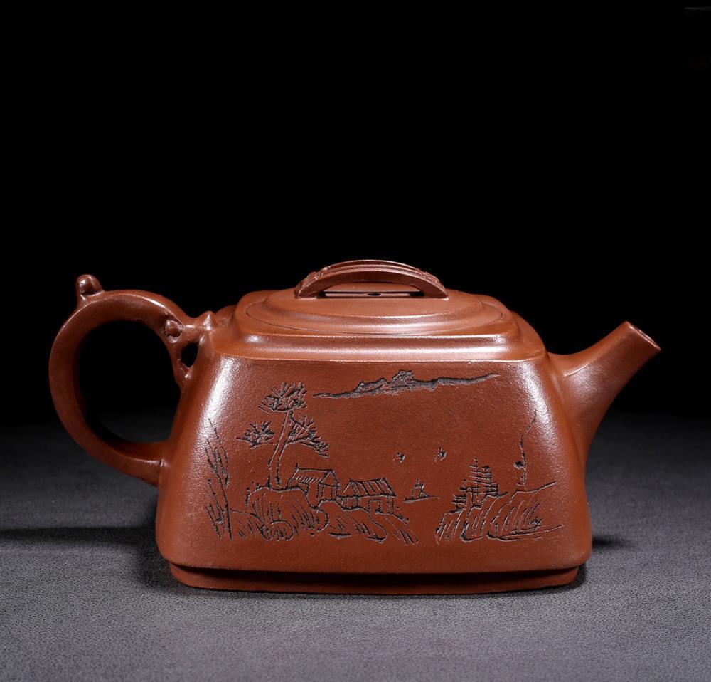 Gu Jingzhou Signed Old Chinese Handmade Yixing Zisha Teapot