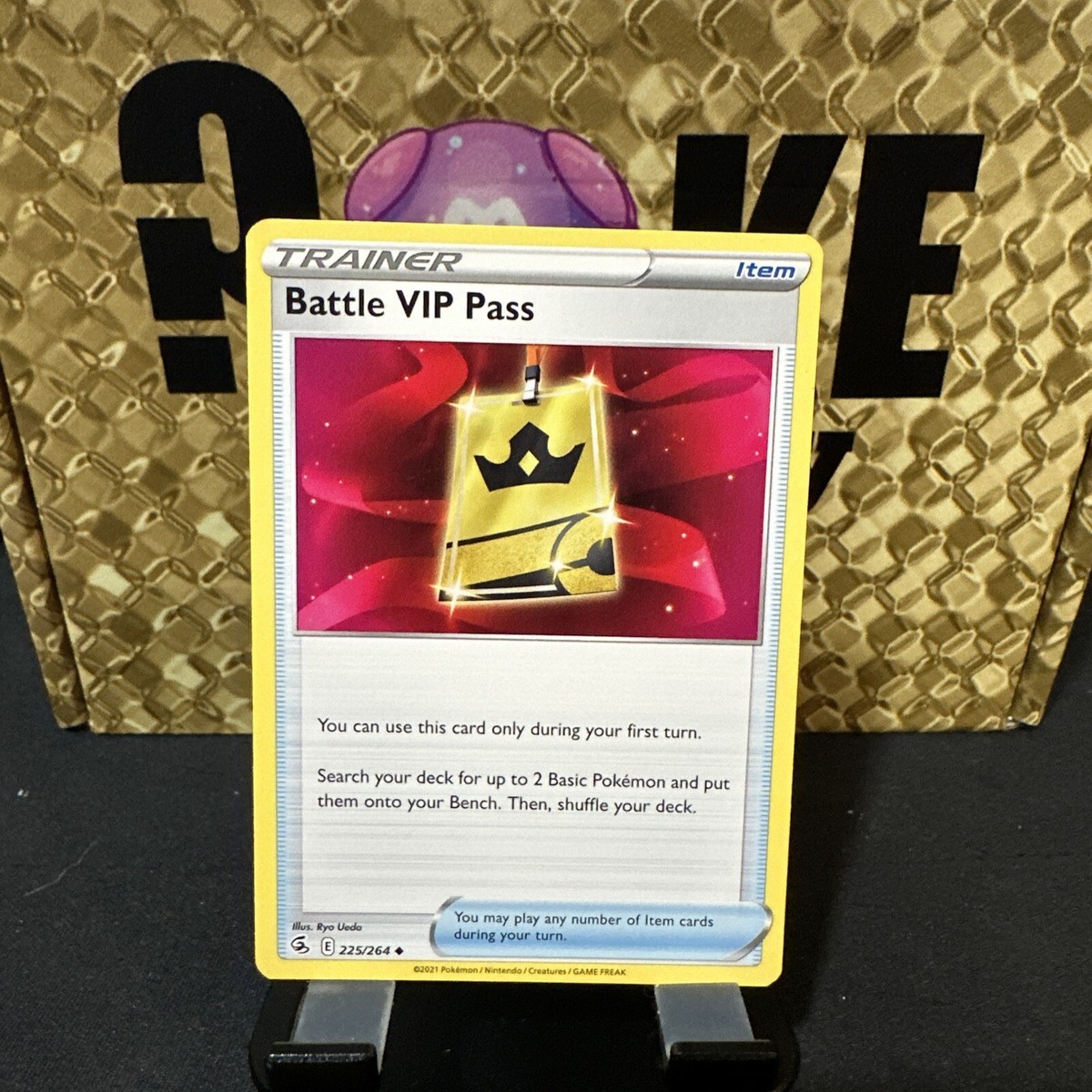 pokemon vip card games 4x Pokémon TCG Battle VIP Pass Fusion Strike 225/264 Regular P