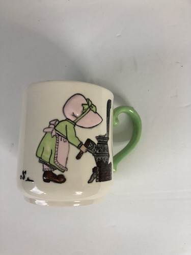 Ceramic Cottage Cup Mug Handmade “Home Sweet Home” Farmhouse Whimsical 1975 - Picture 4 of 7