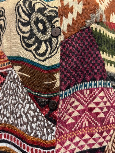 Nwt SACRED THREADS hippy pocket patch flannel warm JACKET COAT TOP XL Free shipp - Picture 4 of 10