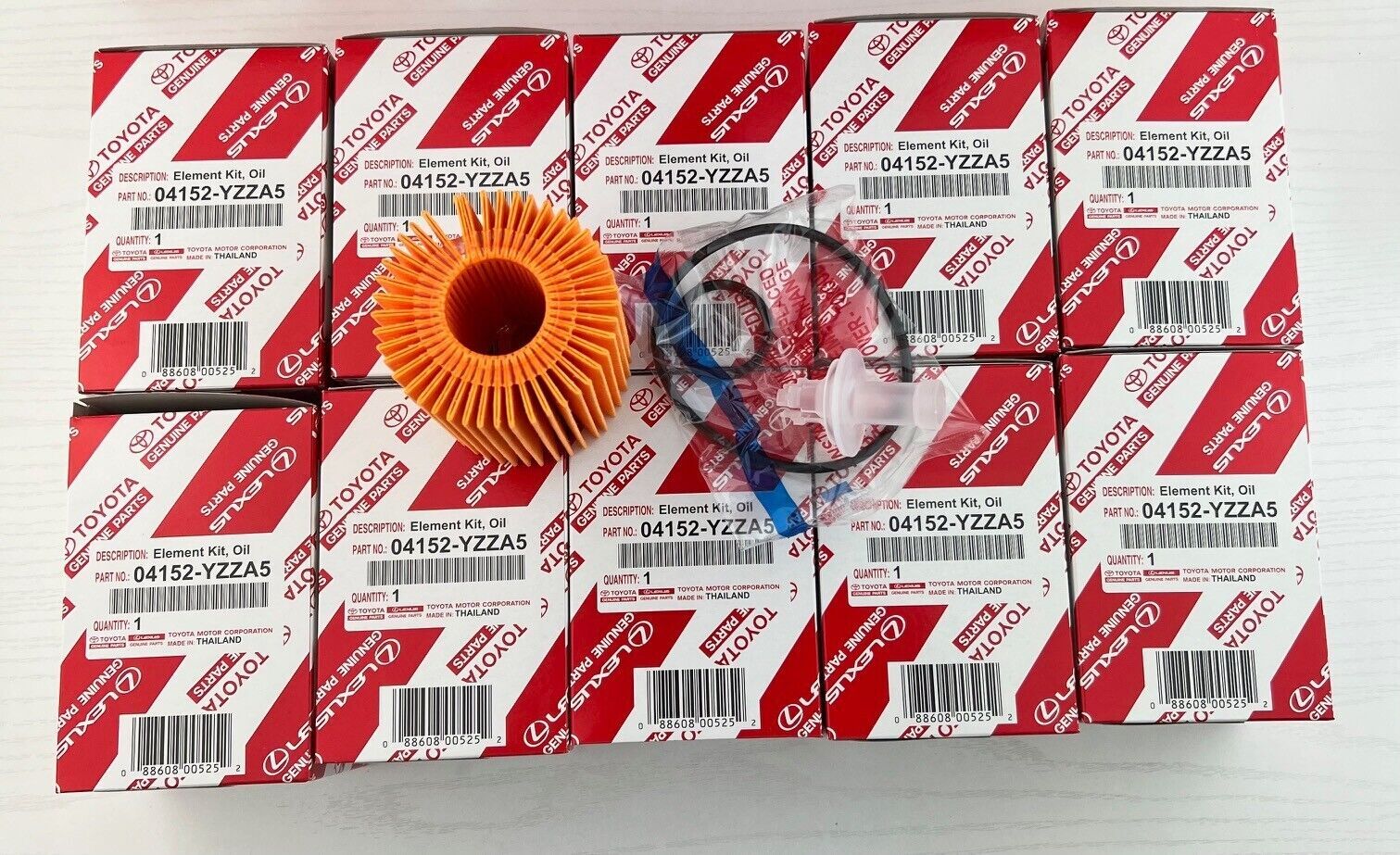 FITS TOYOTA 4RUNNER,TUNDRA OIL FILTER SET OF (10) OEM PACKAGED 04152-YZZA5