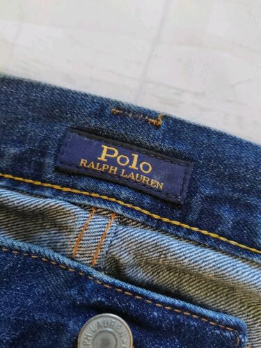 Polo Ralph Lauren Men's Yale Varick Slim Straight Denim Jeans Size W34 L27 - Picture 12 of 14