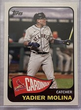 2021 Topps 1965 Redux #T65-44 Yadier Molina Baseball Card St. Louis CD1486