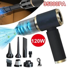 4 in 1 Upgrade Car Vacuum Cleaner Air Blower Wireless Handheld Rechargeable Mini