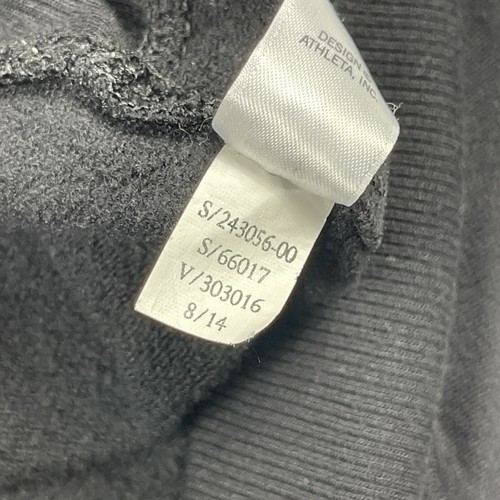 Athleta Sweatshirt Womens XXS Black Studio CYA Gym Yoga Athleisure Top Casual - Picture 10 of 11