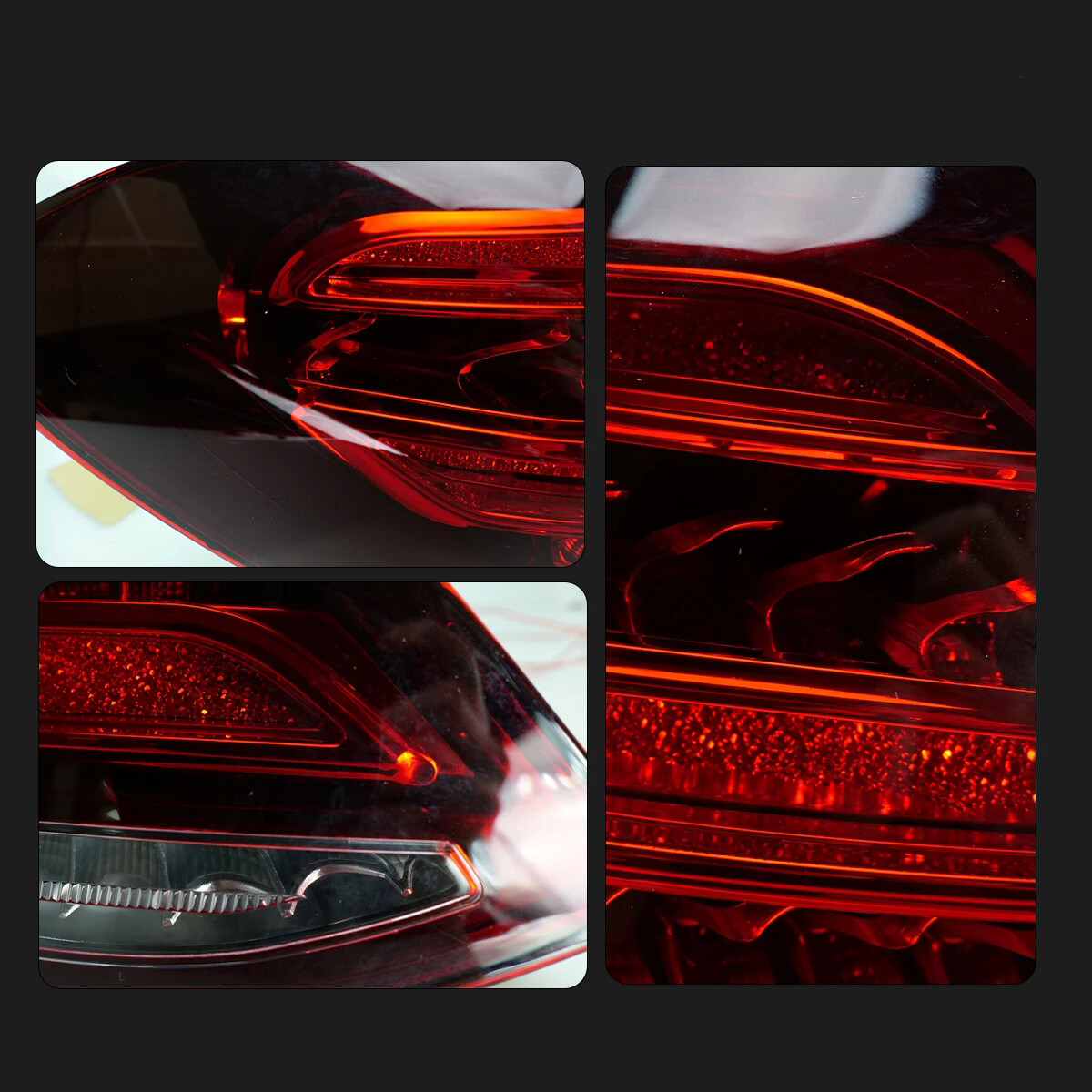 For BENZ W213 LED Tail Light 2016-2019 E200 E300 E260 E350 DRL
