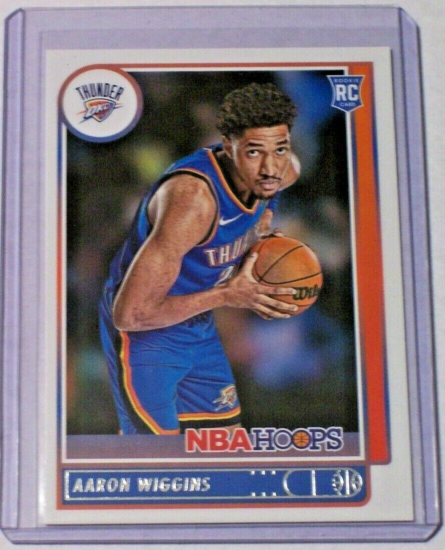 2021-22 Panini NBA Hoops Rookie Card Aaron Wiggins #247