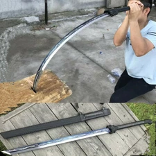 Outdoor Battle Ready Broadsword Sword Katana Strong Sharp Spring Steel Blade