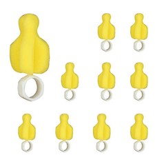 10Pcs Baby Milk Bottle Washing Tools Bottle Nipple Cleaner, Nipple Scrubber
