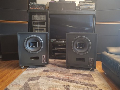 (2) Altec 604-8k Speakers With (2) Altec 604-8K X-Overs in Altec 612C CABINETS