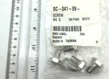 Hobart Lot of 5 Screws SC-041-09 New Free Shipping