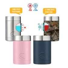 CASCADE INDUSTRIES 12OZ INSULATED STAINLESS STEEL CAN COOLER KOOZIES