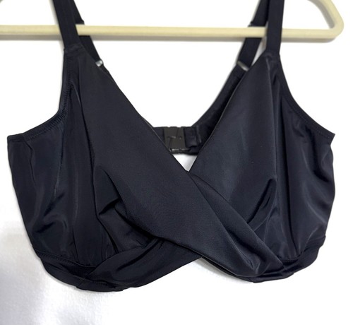 Elomi Black Magnetic Plunge Bikini Top US 38J UK 38GG - Picture 3 of 6