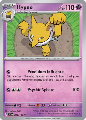 pokemon cards hypno Hypno (23/102) [HeartGold SoulSilver] – Pokemon Plug main image 0