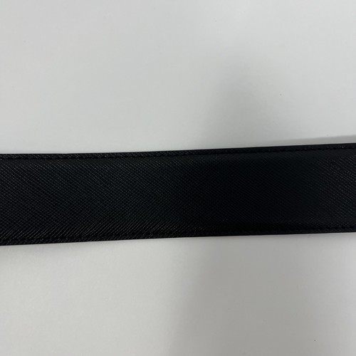 Salvatore Ferragamo Classic Men's Leather Belt Size 42 Black Gunmetal - Bild 7 von 9