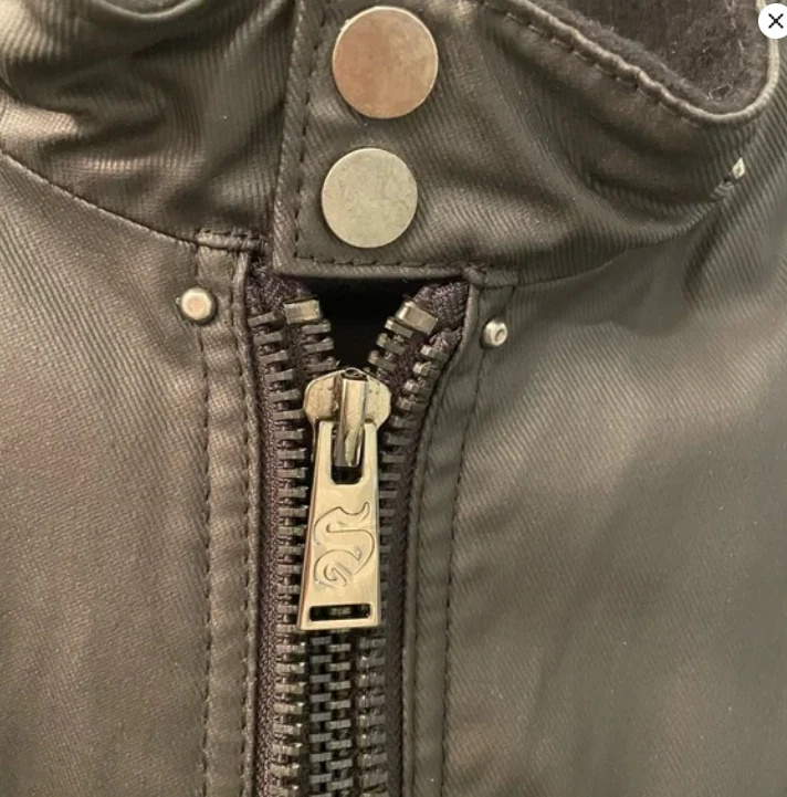 SCHOTT BROS NYC черный шерсти и смесь пальто / куртка. НОВЫЙ С ЯРЛЫКОМ. Никогда не носился большой - Изображение 2 из 4