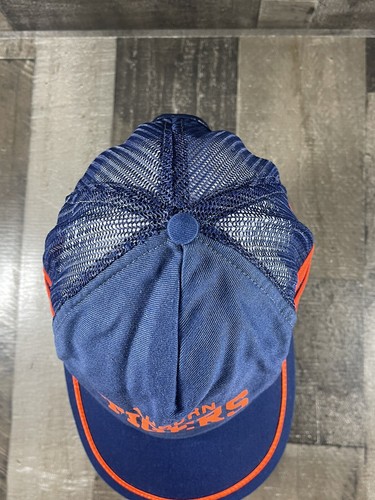 University of Auburn Tigers Vintage Made In USA Snapback Hat Navy Blue One Size - Picture 6 of 9