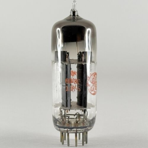 (1) Geprüfte GE 12BH7A Röhre Datum Code 60-30 graue Platten Halo Getter 12BH7 A Röhre - Bild 2 von 3
